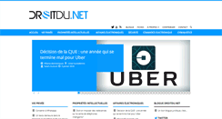 Desktop Screenshot of droitdu.net